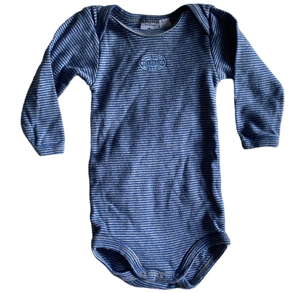 Petit Bateau striped onesie